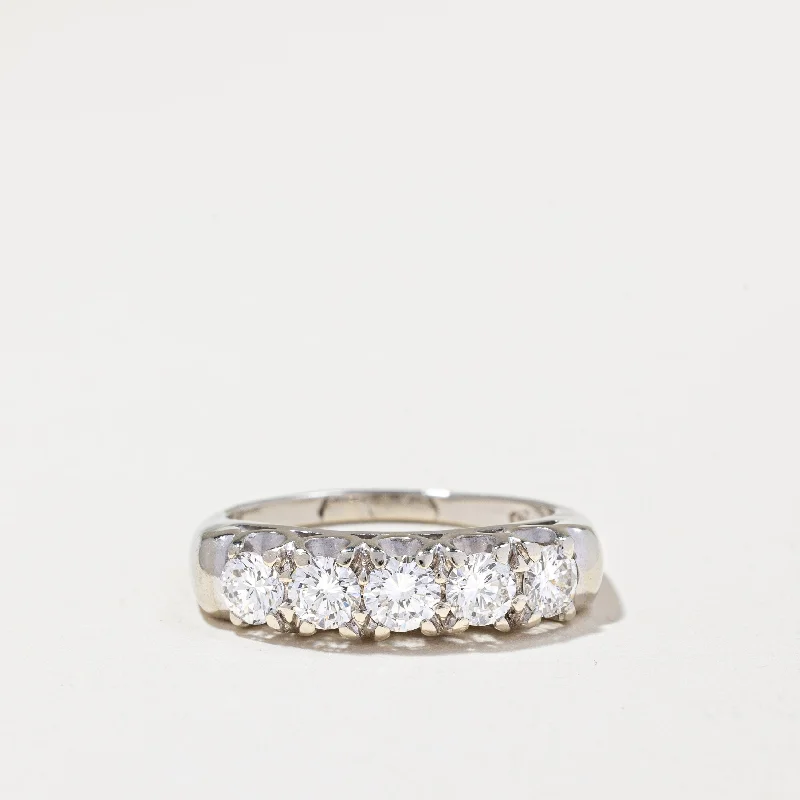 Shop Dazzling Jewelry With Special Promotional Discounts 10k White Gold Diamond Ring | 1.00ctw | SZ 7