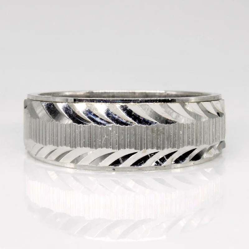 Shop Handcrafted Jewelry At Special Promotional Rates 10k White Gold Ring | SZ 6 |