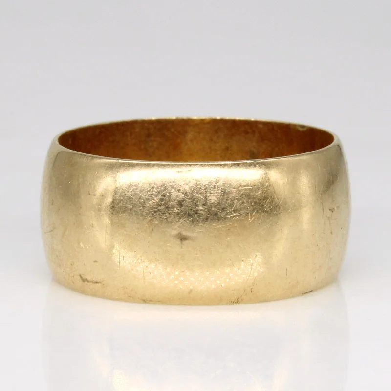 Your Dream Jewelry At Dream Prices – Shop Now 10k Yellow Gold Cigar Band | SZ 7.5 |