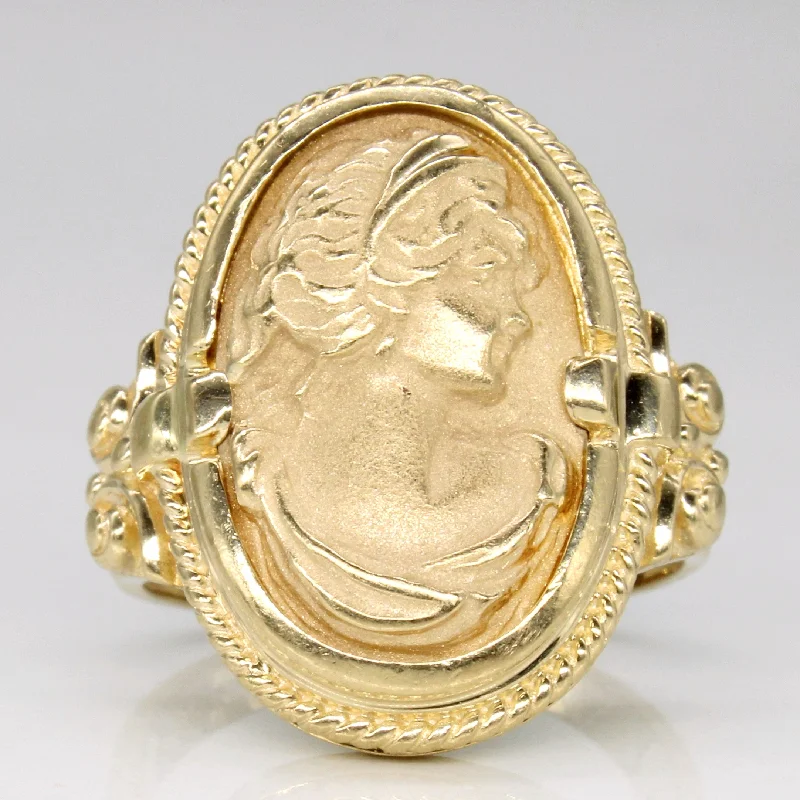 Personalized Jewelry Sale – Meaningful Gifts At Great Prices 10k Yellow Gold Portrait Ring | SZ 7.75 |