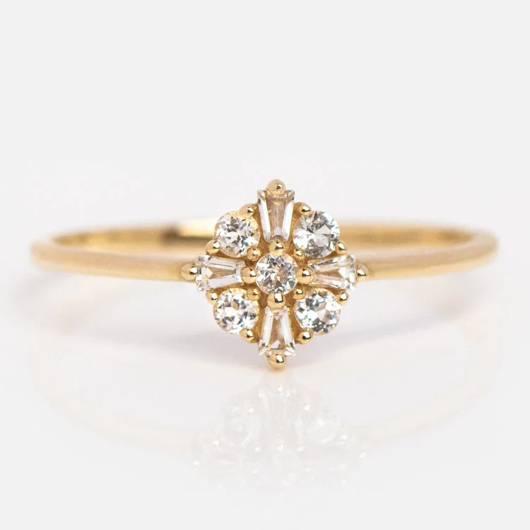 Limited-Stock Jewelry Sale – Once It's Gone, It's Gone 14k Floral Art Deco Ring