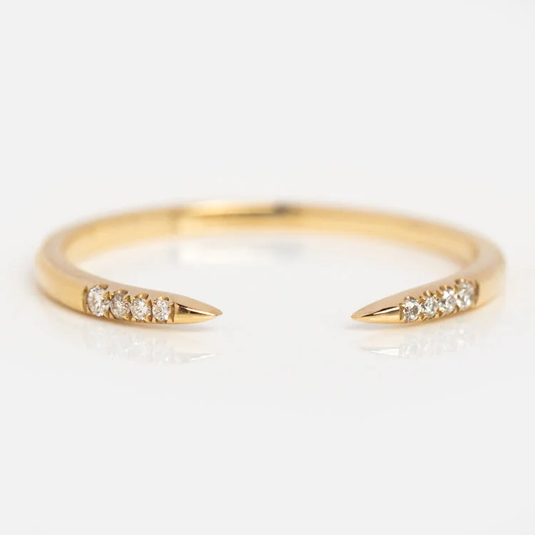 Premium Jewelry At Special Low Prices For A Limited Time 14k Open Front Stacking Ring