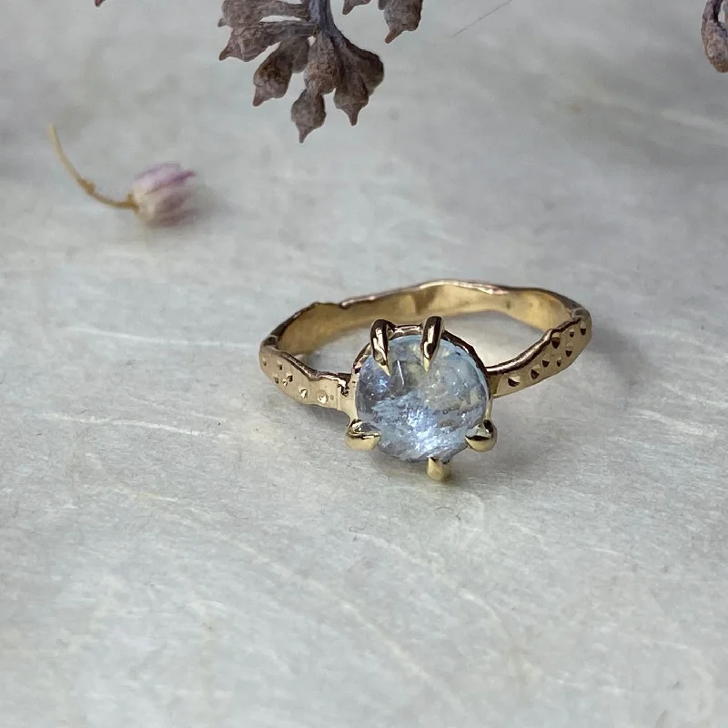 Limited-Time Jewelry Sale – Elegant Styles At Less 14k Rose Cut Aquamarine Ring