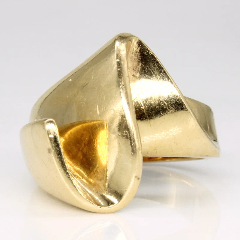 Fashion-Forward Jewelry At Exclusive Discounts 14k Yellow Gold Cocktail Ring | SZ 6.25 |