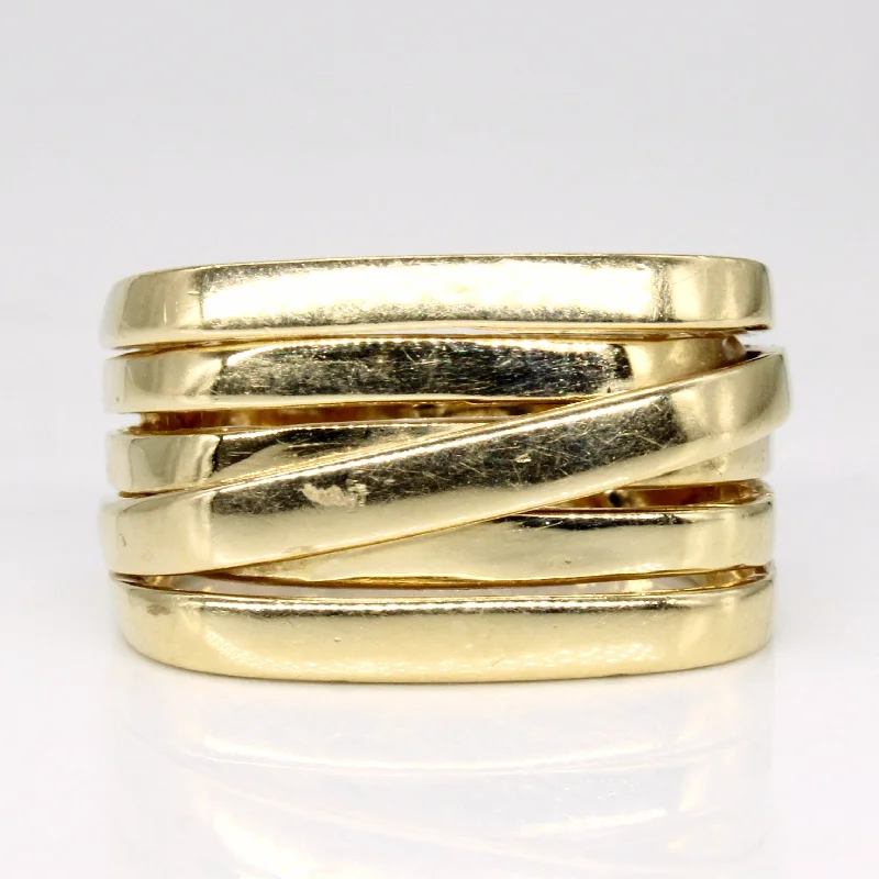 Timeless Jewelry Styles At Wallet-Friendly Prices 14k Yellow Gold Cocktail Ring | SZ 6.25 |
