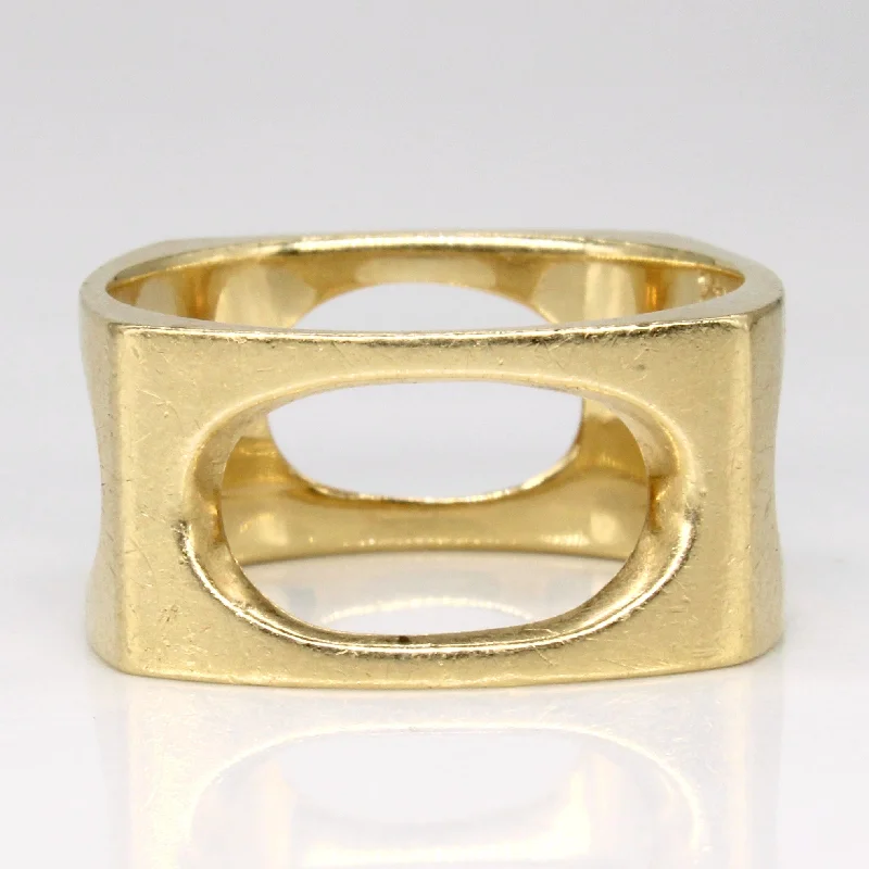 Must-Have Jewelry At Unbelievable Discounts 14k Yellow Gold Cocktail Ring | SZ 7.75 |
