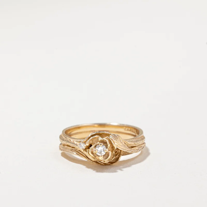 Exclusive Jewelry Sale – Sparkle For Less 14k Yellow Gold Diamond Ring | 0.08ctw | SZ 6