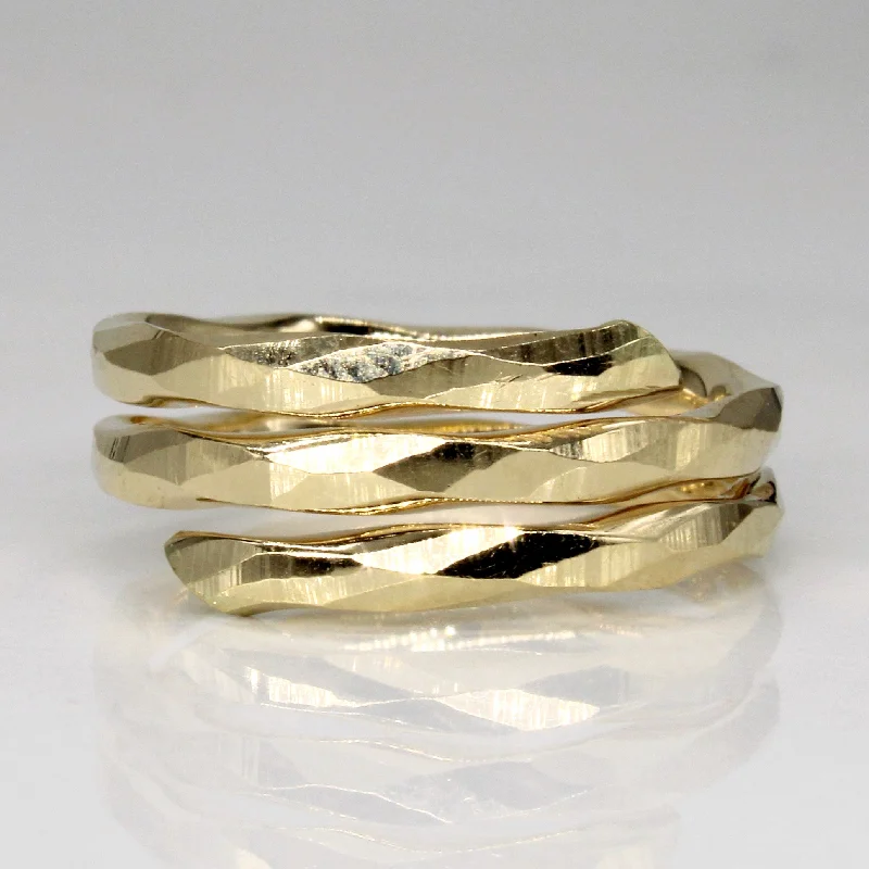 Personalized Jewelry Sale – Meaningful Gifts At Great Prices 14k Yellow Gold Spiral Ring | SZ 7.25 |
