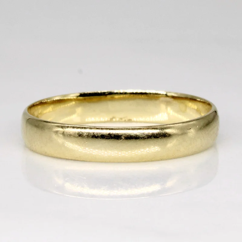 Exclusive Gemstone Jewelry Markdowns – Shop Now 'Birks' 14k Yellow Gold Wedding Band | SZ 6.5 |