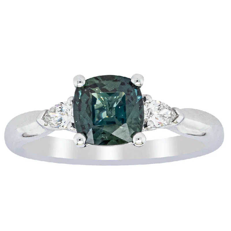 Exclusive Online Discounts On Stylish Jewelry 18ct White Gold 1.48ct Sapphire & Diamond Ayla Ring