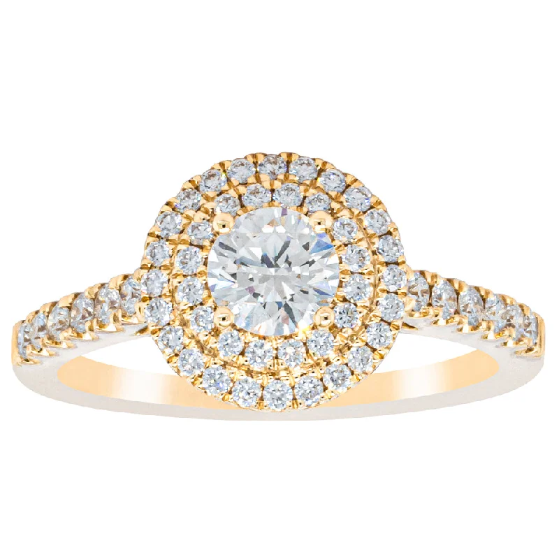 Don't Miss Out On Jaw-Dropping Jewelry Discounts 18ct Yellow Gold .40ct Diamond Rosa Ring