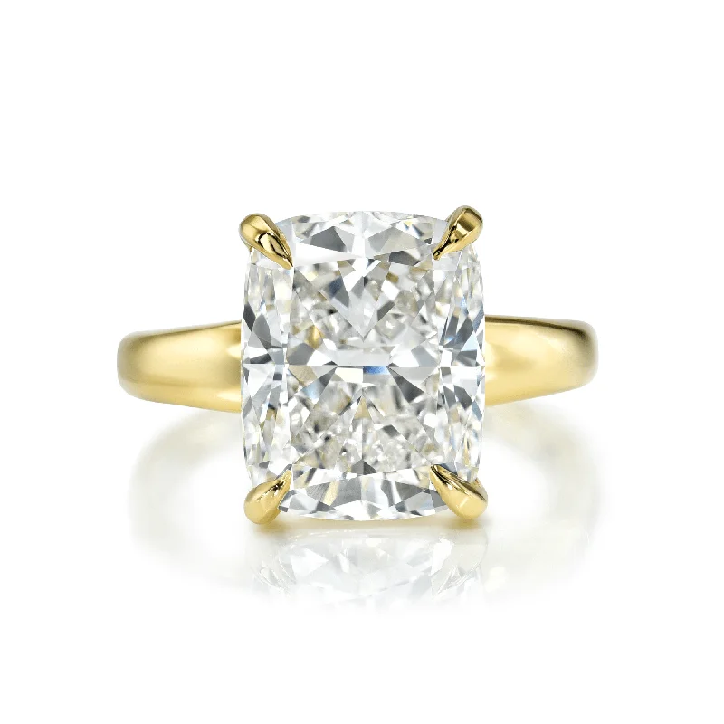 Shop Trending Jewelry With Exclusive Savings 18K Cushion Diamond with Tapered Cloud Fit Band - Setting Only
