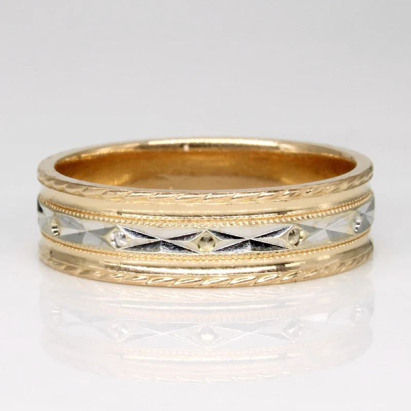 Personalized Jewelry Sale – Unique Gifts At Low Prices 18k Two Tone Gold Ring | SZ 10.25 |