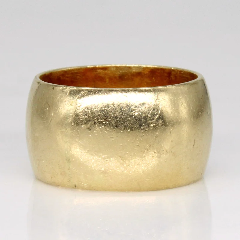 Luxury Jewelry Now At Special Promotional Rates 18k Yellow Gold Cigar Band | SZ 5 |