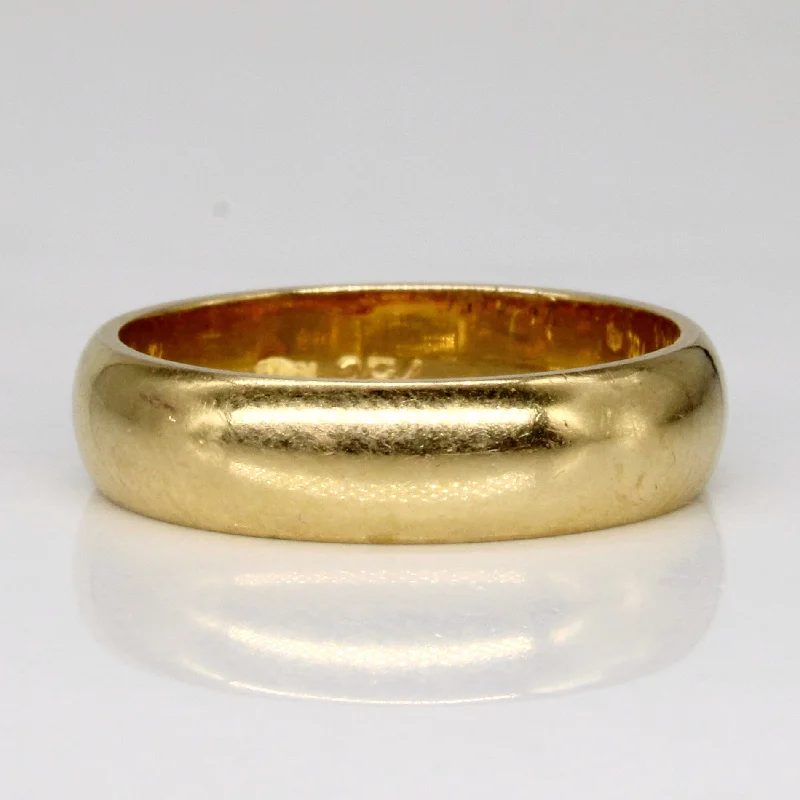 Exclusive Gemstone Jewelry At Special Prices 18k Yellow Gold Band | SZ 7 |