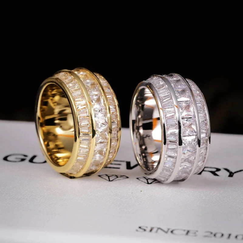 Flash Sale On Exquisite Jewelry – Don't Miss Out 3 Layer Baguette Band Ring