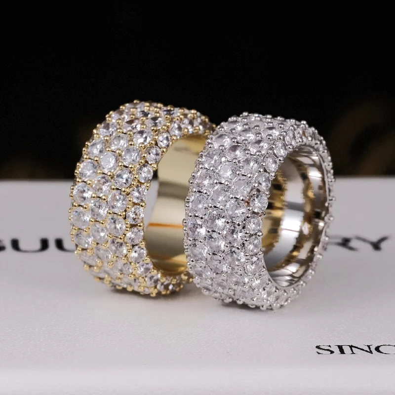 Jewelry Clearance – Final Chance To Save Big 5 Row Eternity Ring
