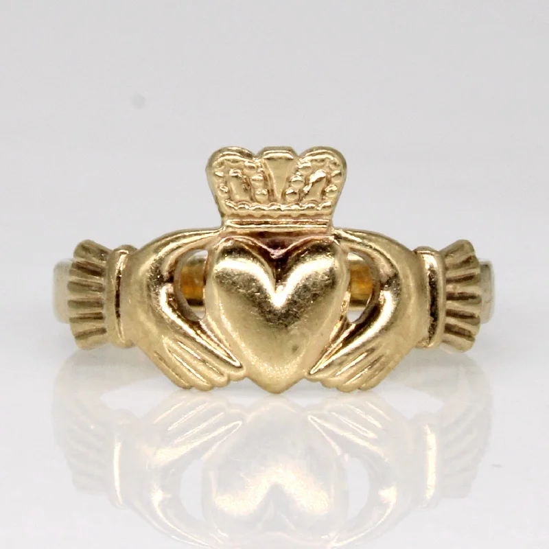 Limited-Time Jewelry Sale – Don't Miss These Deals 9k Yellow Gold Claddagh Ring | SZ 3.5 |