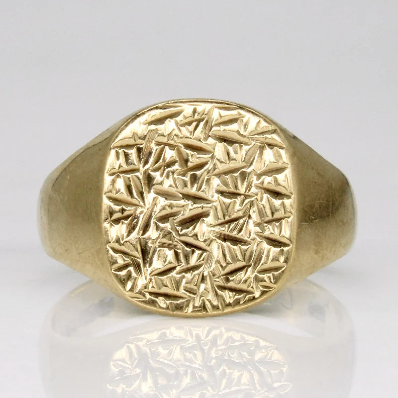 Dazzle With Discounts – Shop Jewelry On Sale 1977 London 9k Yellow Gold Ring | SZ 9.75 |