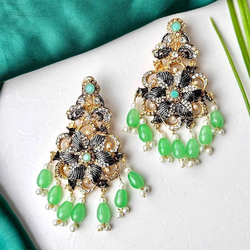 Unmissable Deals On Handmade Jewelry Collections Areesha Earrings (Light Green)