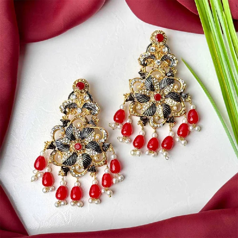 Exclusive Jewelry Sale – Grab Timeless Pieces Now Areesha Earrings (Maroon)