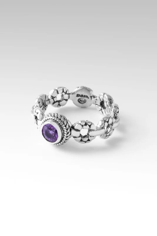 Seasonal Jewelry Sale – Upgrade Your Collection Be of Good Courage Ring™ in Madagascar Purple Sapphire