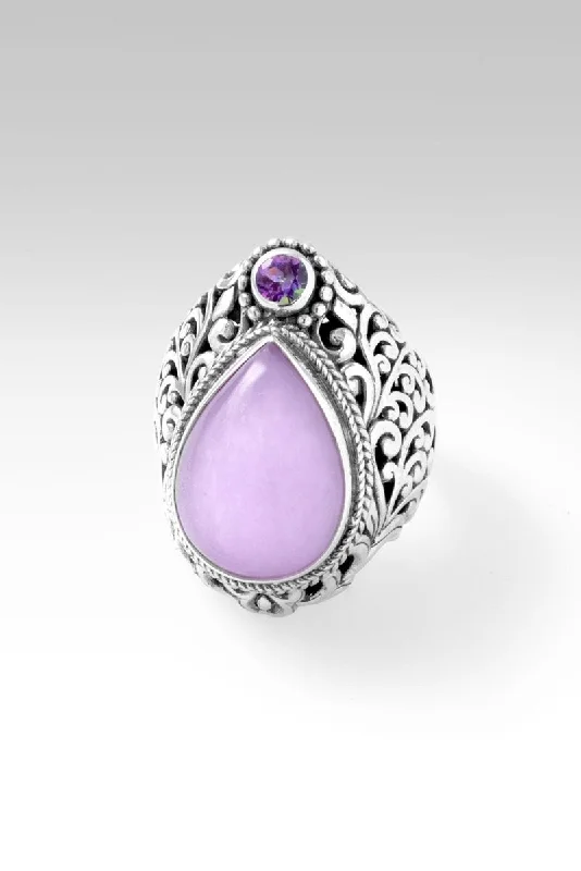 Limited-Time Offer On Premium Jewelry Collections Be Quick to Listen Ring™ in Kunzite