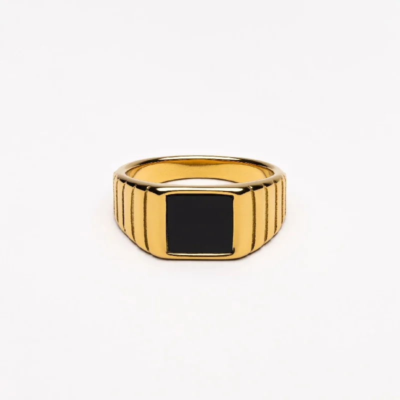 Huge Markdowns On Premium Jewelry Styles "Kaya" Onyx Ring