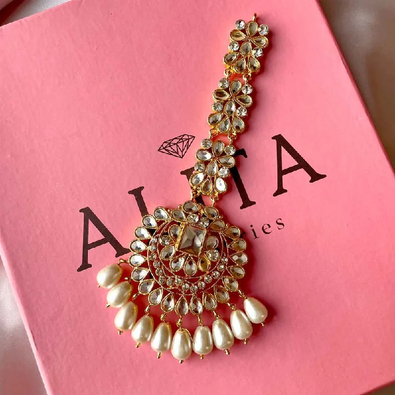 Upgrade Your Jewelry Collection For Less Kundan Bindiya (White)