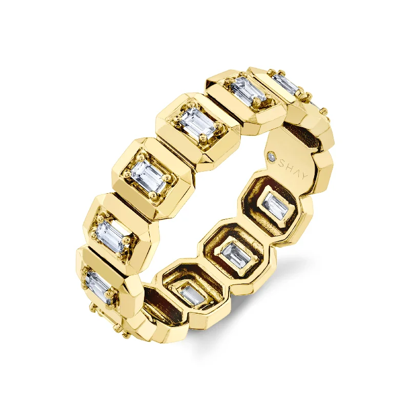 High-Quality Gemstone Jewelry For Special Occasions MEN'S DIAMOND BEZEL & BEYOND ETERNITY BAND