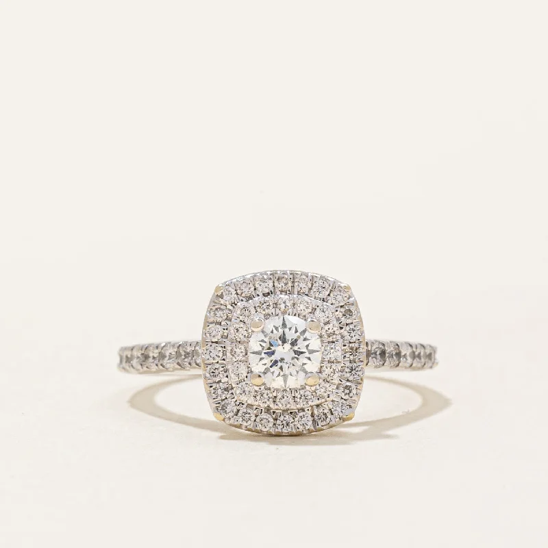 Fashion-Forward Geometric Jewelry For Contemporary Style Diamond Engagement Ring | 0.58ctw | SZ 6.25 |