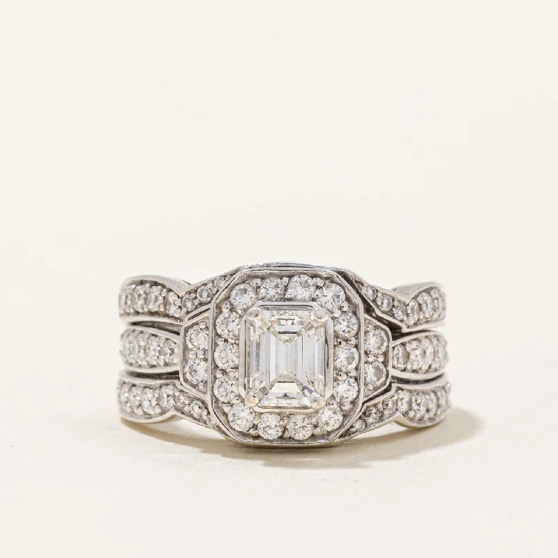 Affordable Luxury Jewelry – Style At A Great Price Diamond Fused Wedding Ring Set | 1.00ctw | SZ 6 |