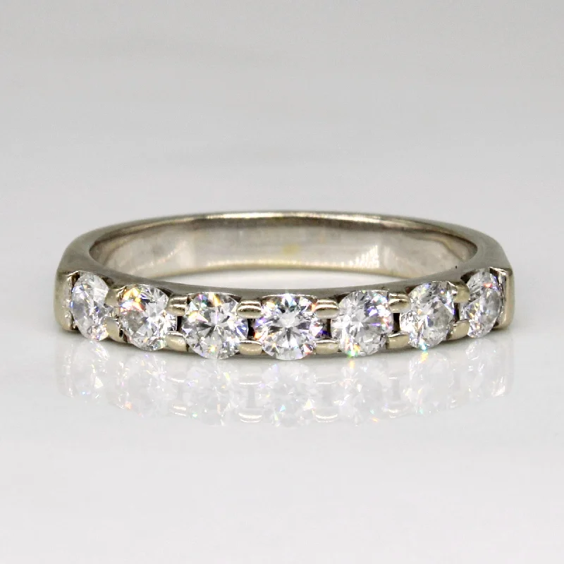Flash Sale On Exquisite Jewelry – Don't Miss Out Seven Stone Diamond Band | 0.50ctw SI1/2 F/G | SZ 4.75 |