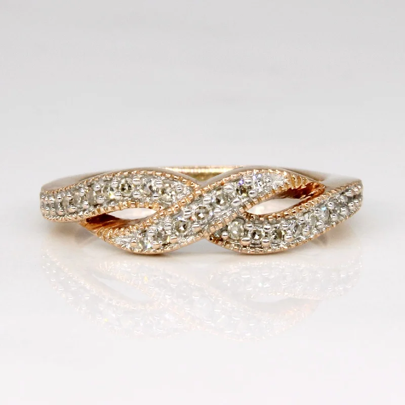 Trending Jewelry Now Available At Exclusive Prices Diamond Waterfall Ring | 0.10ctw | SZ 2.75 |