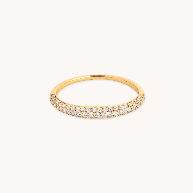 Holiday Jewelry Sale – Perfect Gifts At The Best Prices Dome Pavé Ring in Gold