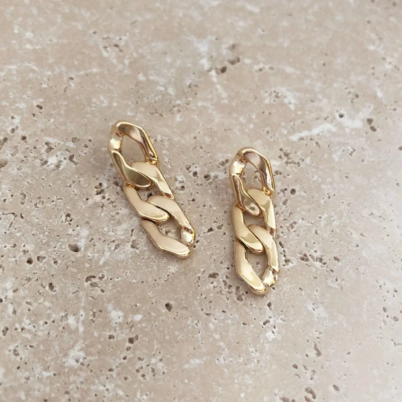 Grab Your Favorite Jewelry At The Lowest Prices Elisha - Thick Chain Earrings
