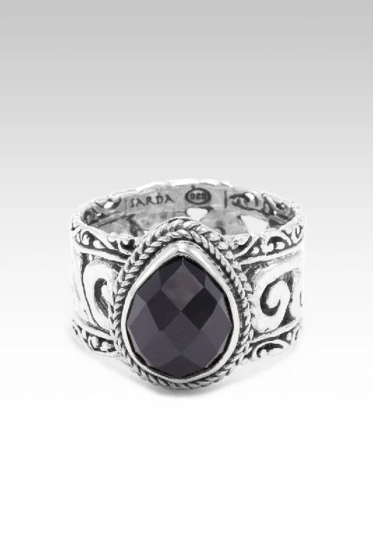 Bestselling Jewelry At Special Promotional Rates Enchanted Promise Ring™ in Black Spinel