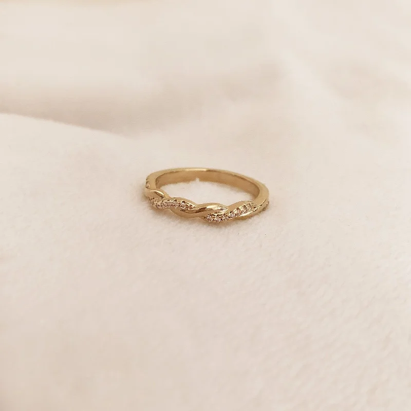 Get Ready To Sparkle – Special Jewelry Discounts Grace - Braided CZ Ring