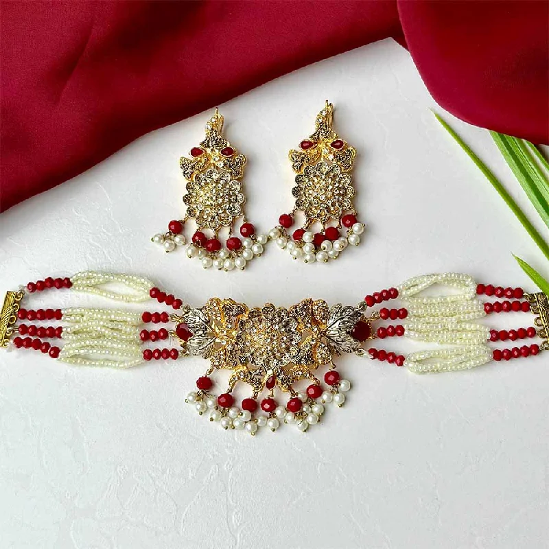 Unlock Unbeatable Jewelry Deals Before They’Re Gone Gunsha Set (Red)