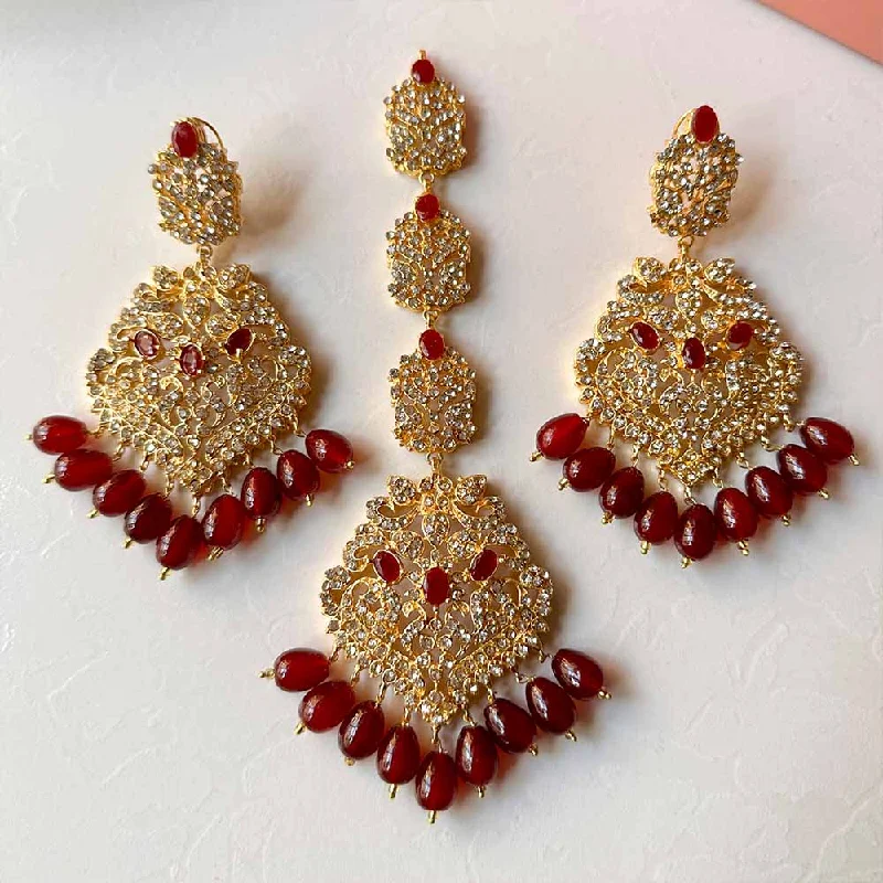 Elegant Jewelry At Unbeatable Offers – Shop Before It's Gone Haya Set (Maroon)