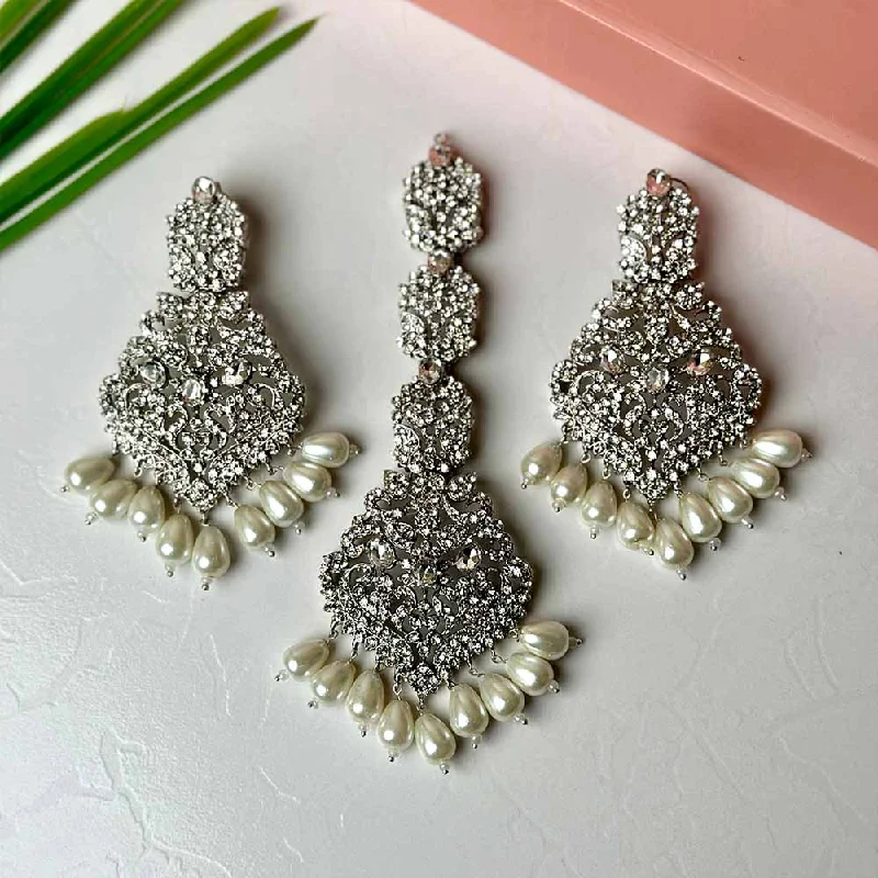 Premium Jewelry Now Available At Special Discounts Haya Set (Silver Pearl)