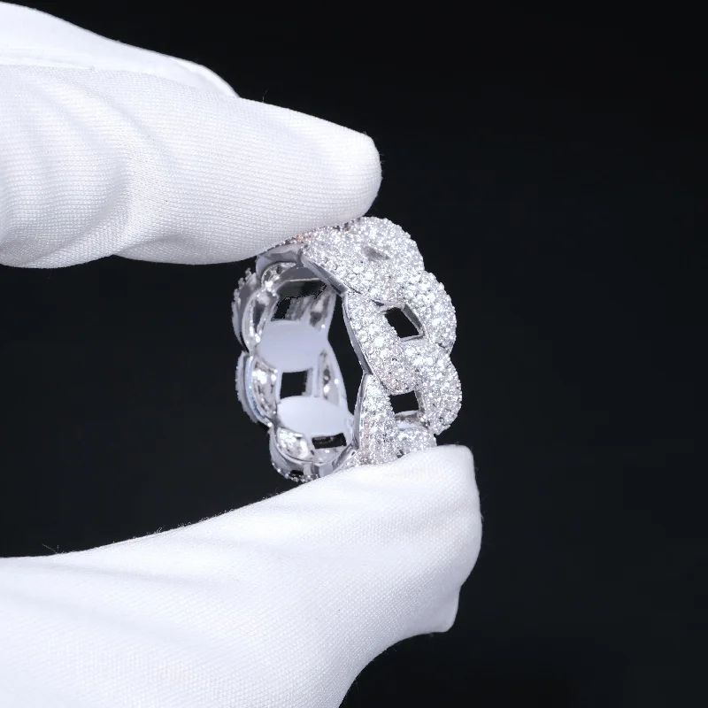 Seasonal Jewelry Deals – Elevate Your Style Iced Bubble Cuban Ring