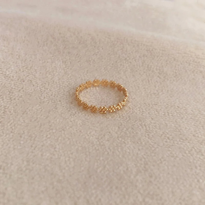 Versatile Layering Jewelry For Effortless Chic Ivanna - Flower Band Ring