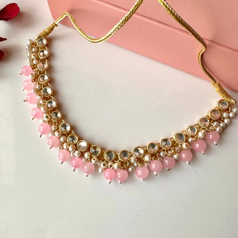 Timeless Elegance, Temporary Discounts – Act Fast Jeena Necklace (Baby Pink)