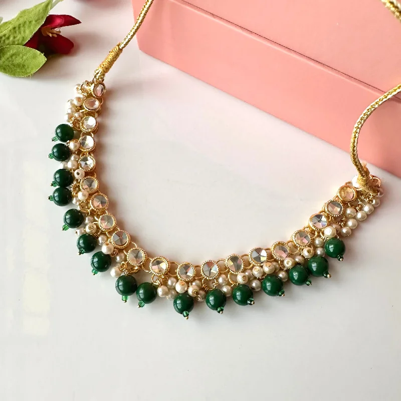 Sparkle More For Less – Jewelry Sale Happening Now Jeena Necklace (Green)