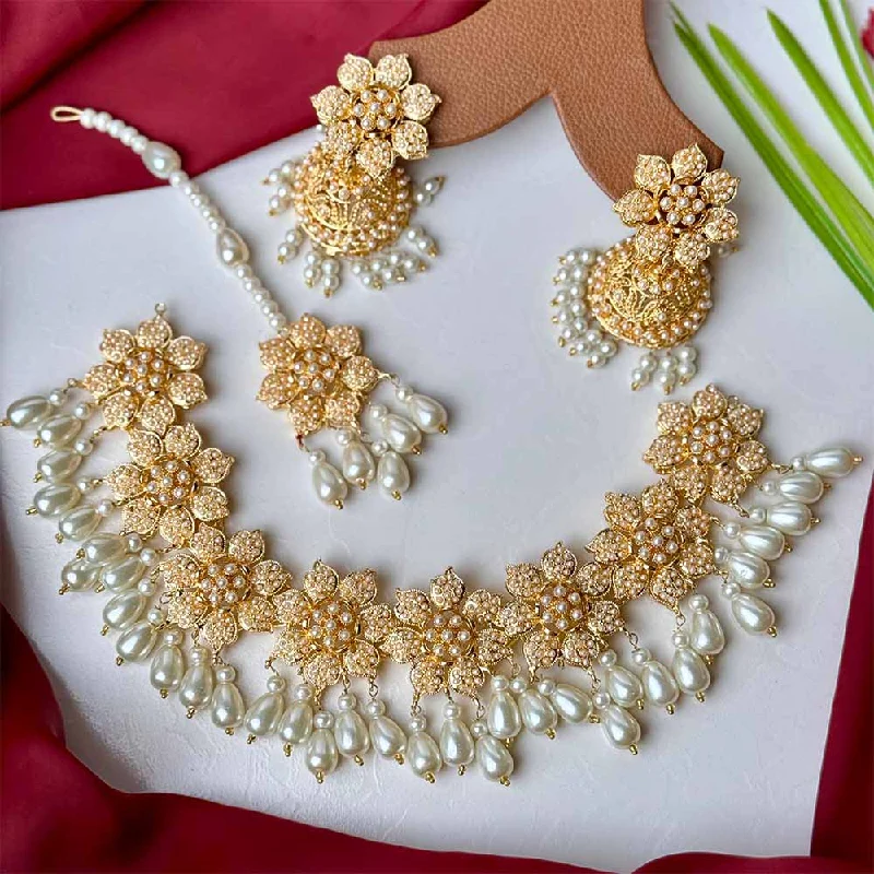 Breathtaking Jewelry At Limited-Time Savings Kanwal Set (Golden)