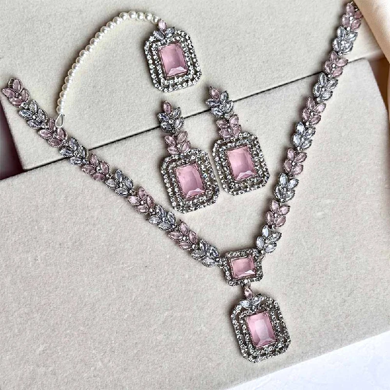 Luxury Jewelry At Unbeatable Discounts Kiara Set (Baby Pink)