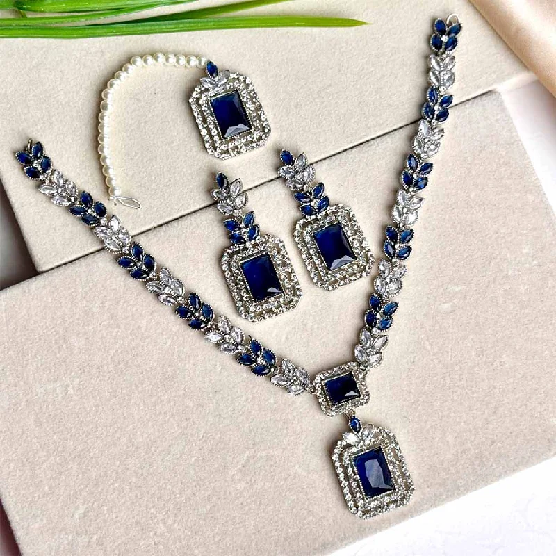 Huge Markdowns On Premium Jewelry Styles Kiara Set (Dark Blue)
