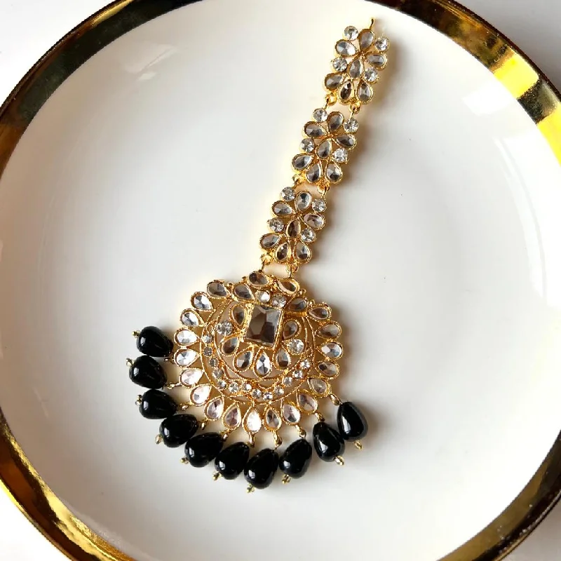Trending Jewelry Styles Now At Limited-Time Discounts Kundan Bindiya (Black)