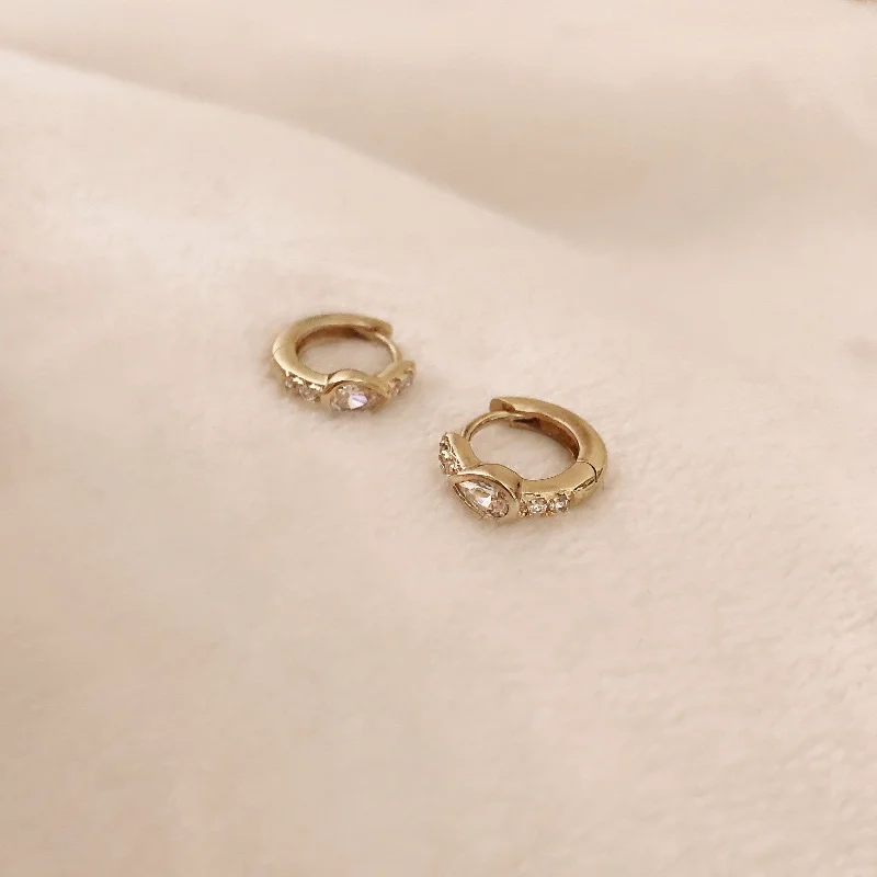 Affordable Glamour – Premium Jewelry For Less Lani - CZ Hoops
